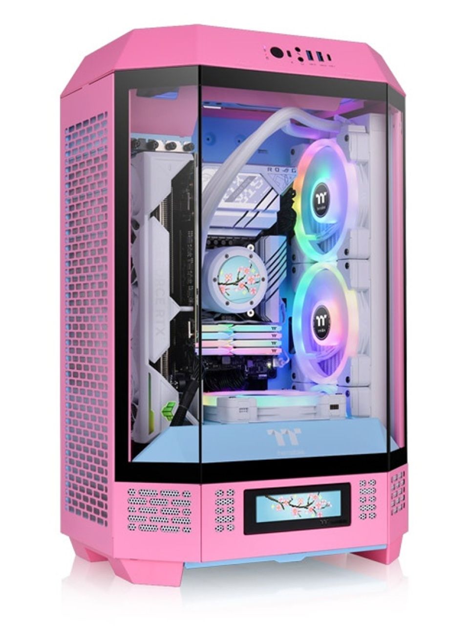 Компьютерный корпус Thermaltake The Tower 300 Bubble Pink без Б/П