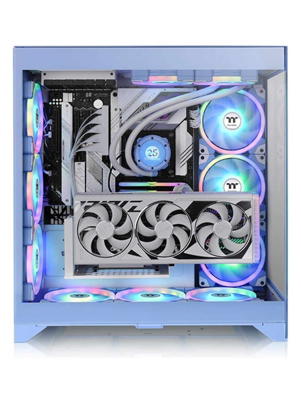 Компьютерный корпус Thermaltake CTE E660 MX Hydrangea Blue без Б/П