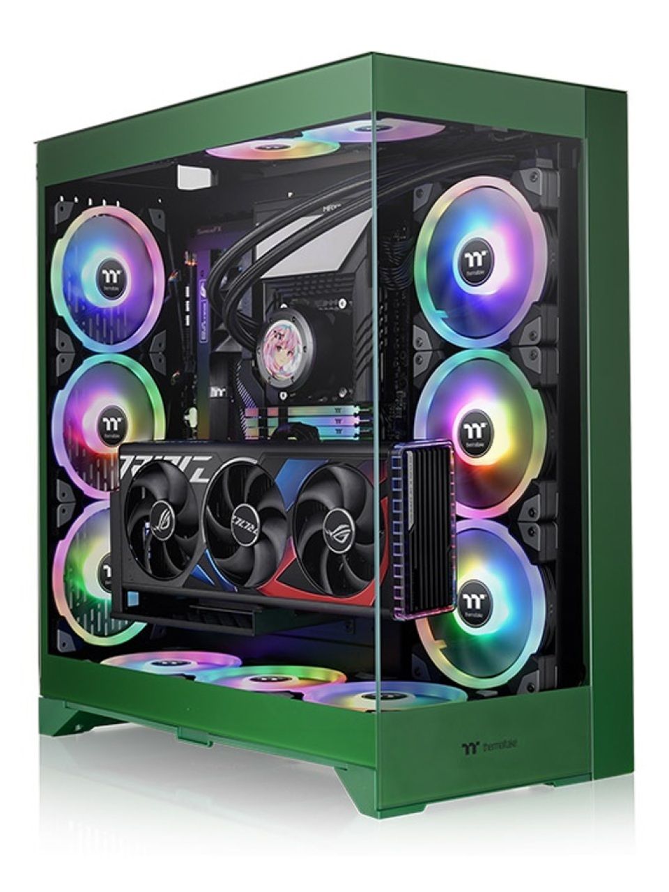 Компьютерный корпус Thermaltake CTE E660 MX Racing Green Б/П