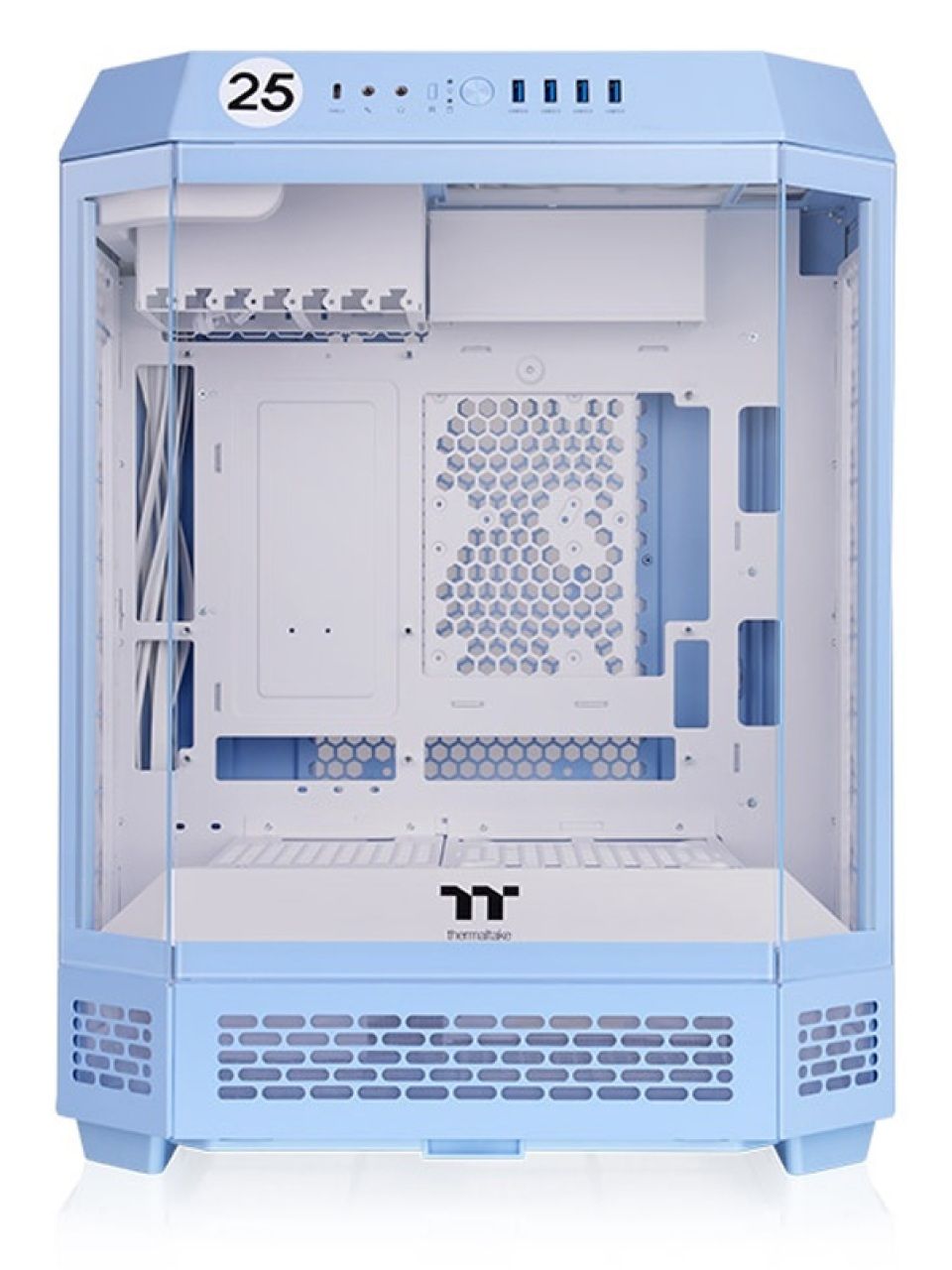 Компьютерный корпус Thermaltake The Tower 600 Hydrangea Blue без Б/П