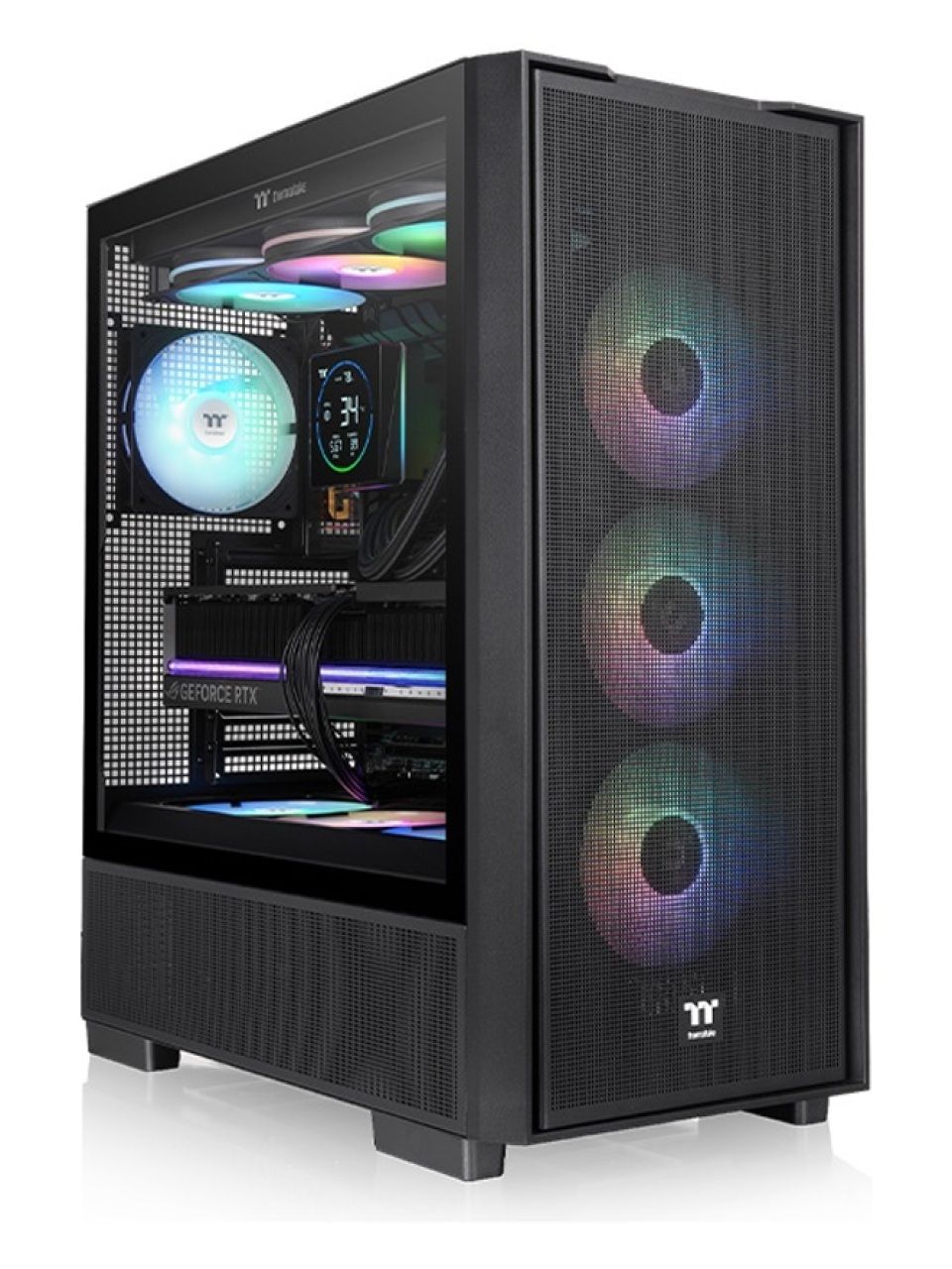 Компьютерный корпус Thermaltake S380 TG Black без Б/П