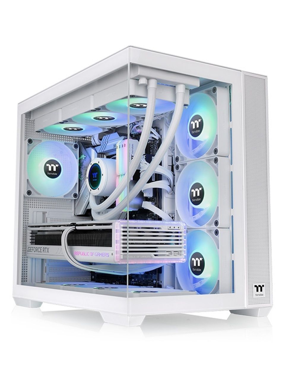 Компьютерный корпус Thermaltake View 380 TG ARGB White без Б/П