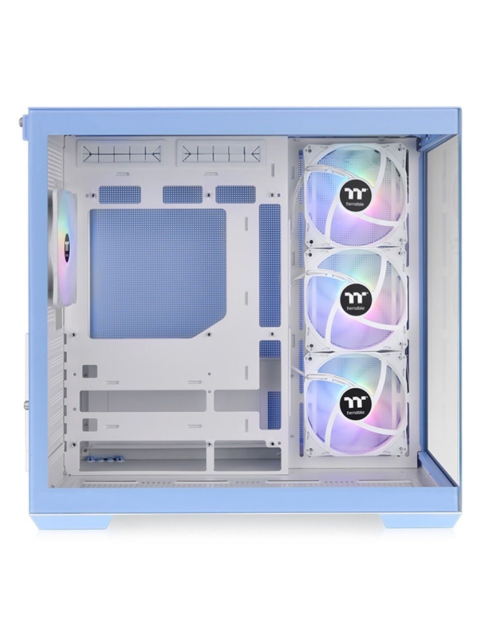 Компьютерный корпус Thermaltake View 380 TG ARGB Hydrangea Blue без Б/П