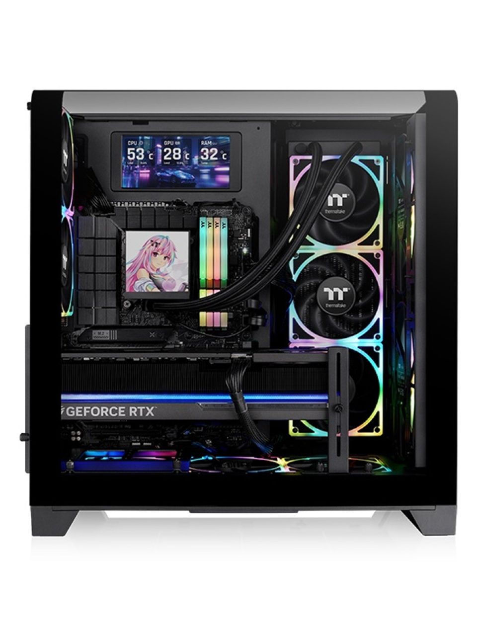 Компьютерный корпус Thermaltake View 390 Air Black без Б/П