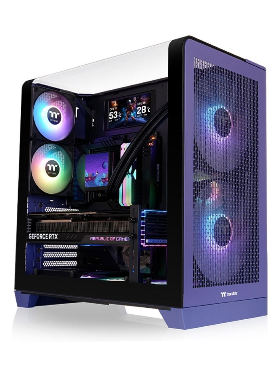 Компьютерный корпус Thermaltake View 390 Air Future Dusk без Б/П