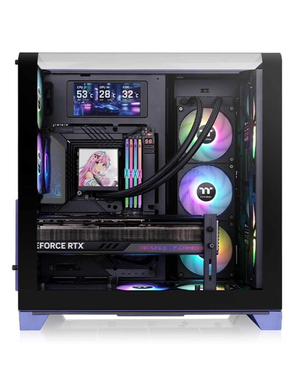 Компьютерный корпус Thermaltake View 390 Air Future Dusk без Б/П