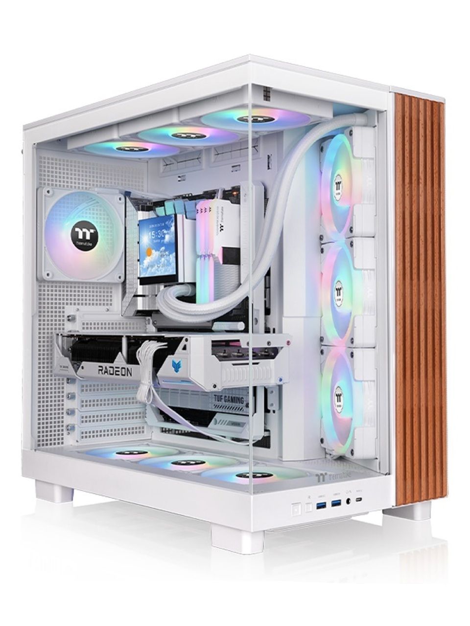 Компьютерный корпус Thermaltake View 380 XL WS ARGB White без Б/П