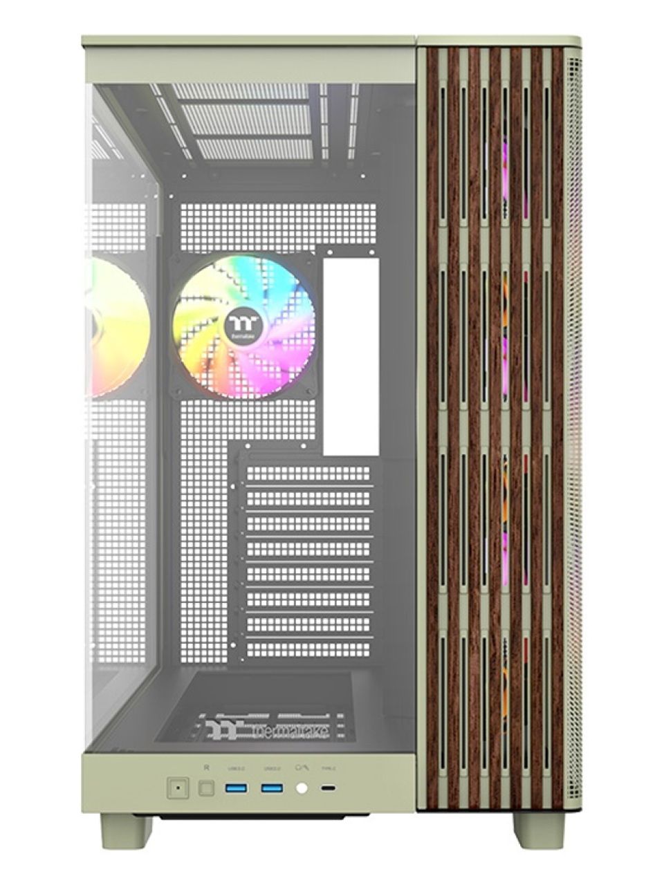 Компьютерный корпус Thermaltake View 380 XL WS ARGB Matcha Green без Б/П