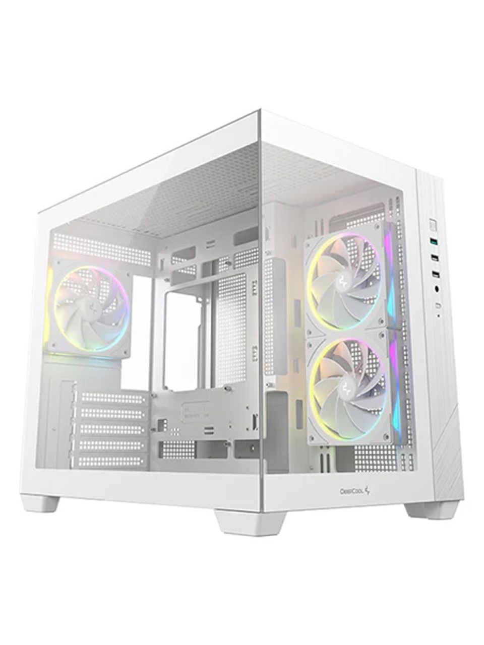 Компьютерный корпус Deepcool CG330 3F WH без Б/П