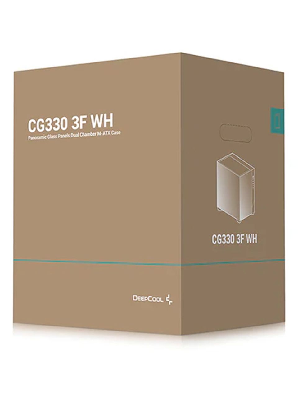 Компьютерный корпус Deepcool CG330 3F WH без Б/П
