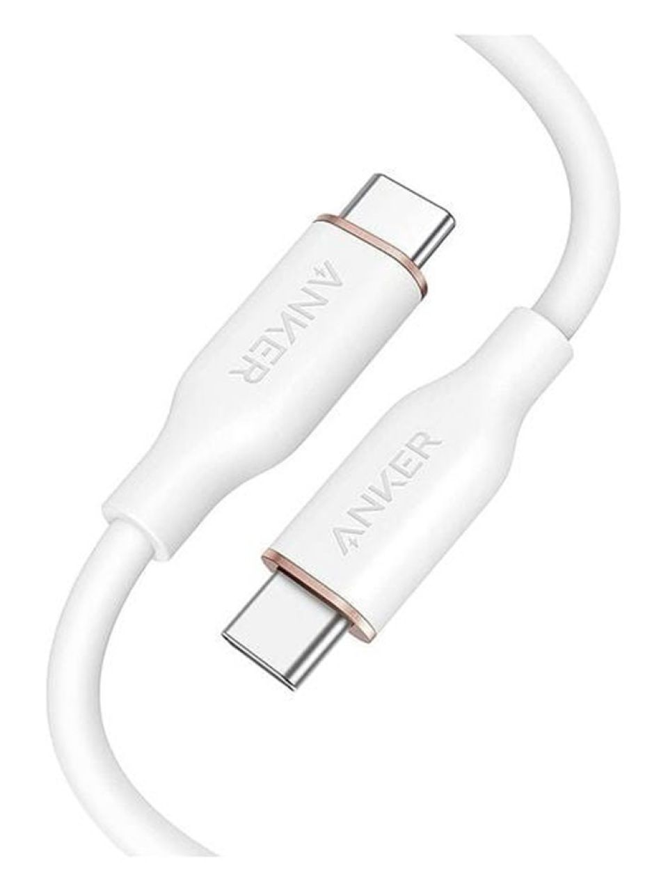 Интерфейсный кабель Anker PowerLine III Flow USB-C to USB-C (A8552H21) Белый
