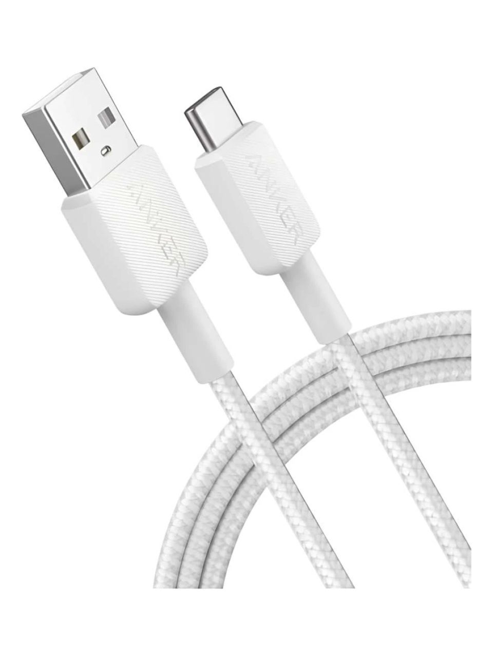 Интерфейсный кабель Anker 322 USB-A to USB-C 1М (A81H5G21) Белый