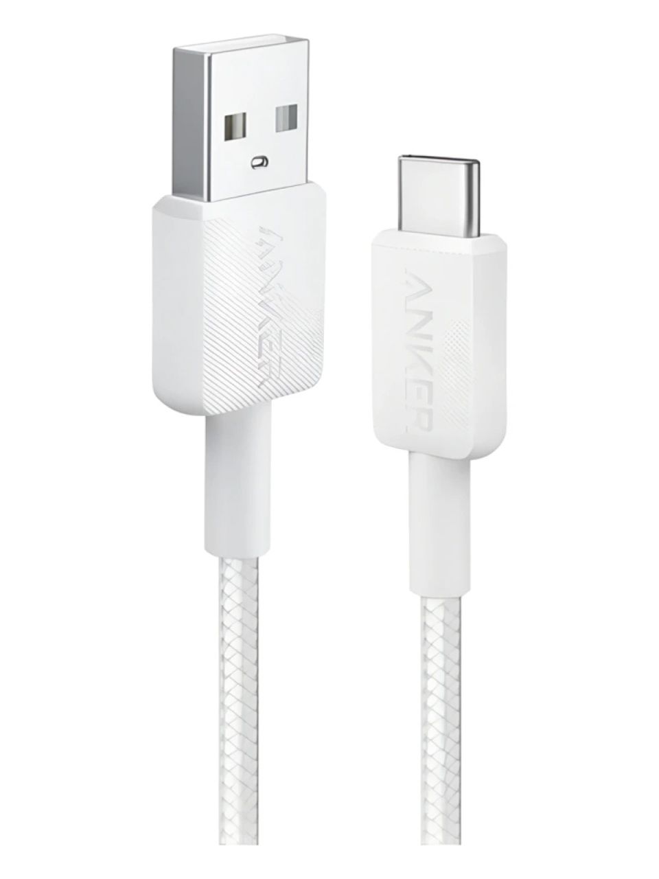Интерфейсный кабель Anker 322 USB-A to USB-C 1М (A81H5G21) Белый