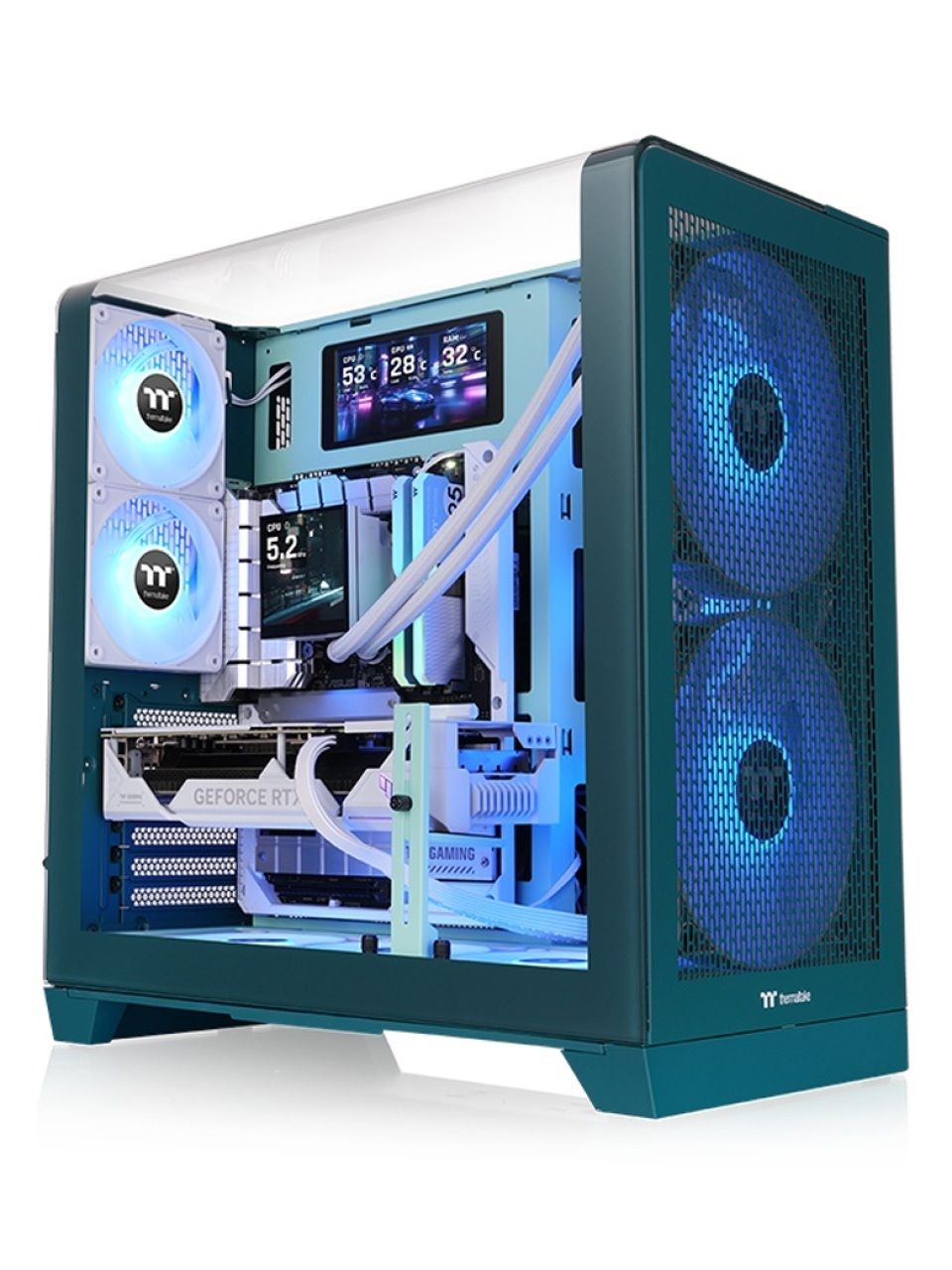 Компьютерный корпус Thermaltake View 390 Air Transformative Teal без Б/П