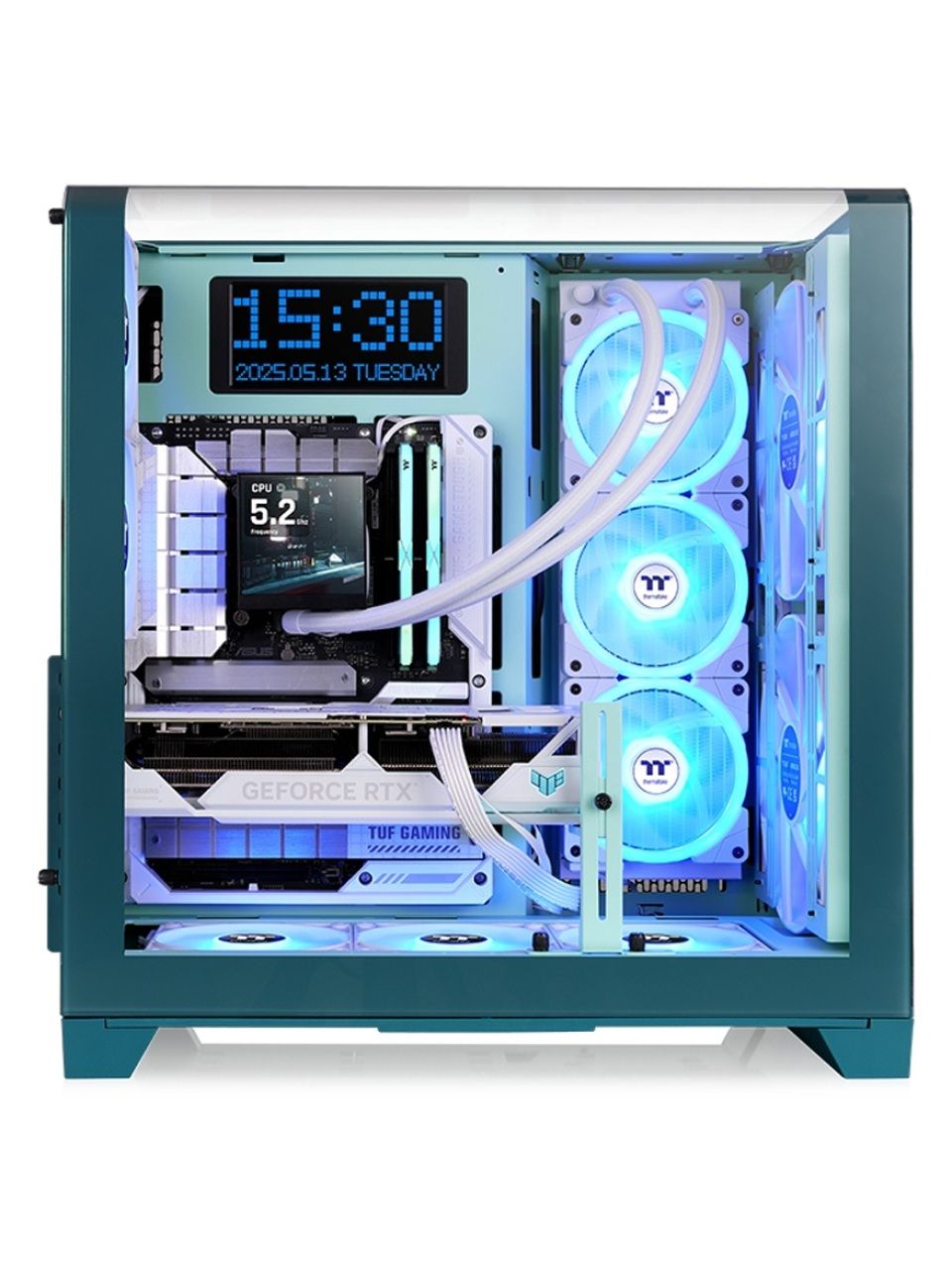 Компьютерный корпус Thermaltake View 390 Air Transformative Teal без Б/П