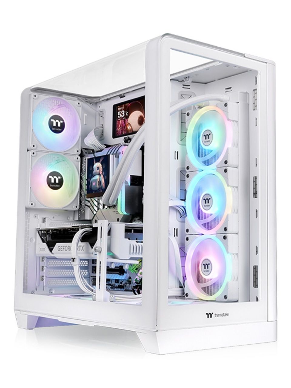 Компьютерный корпус Thermaltake View 390 TG White без Б/П
