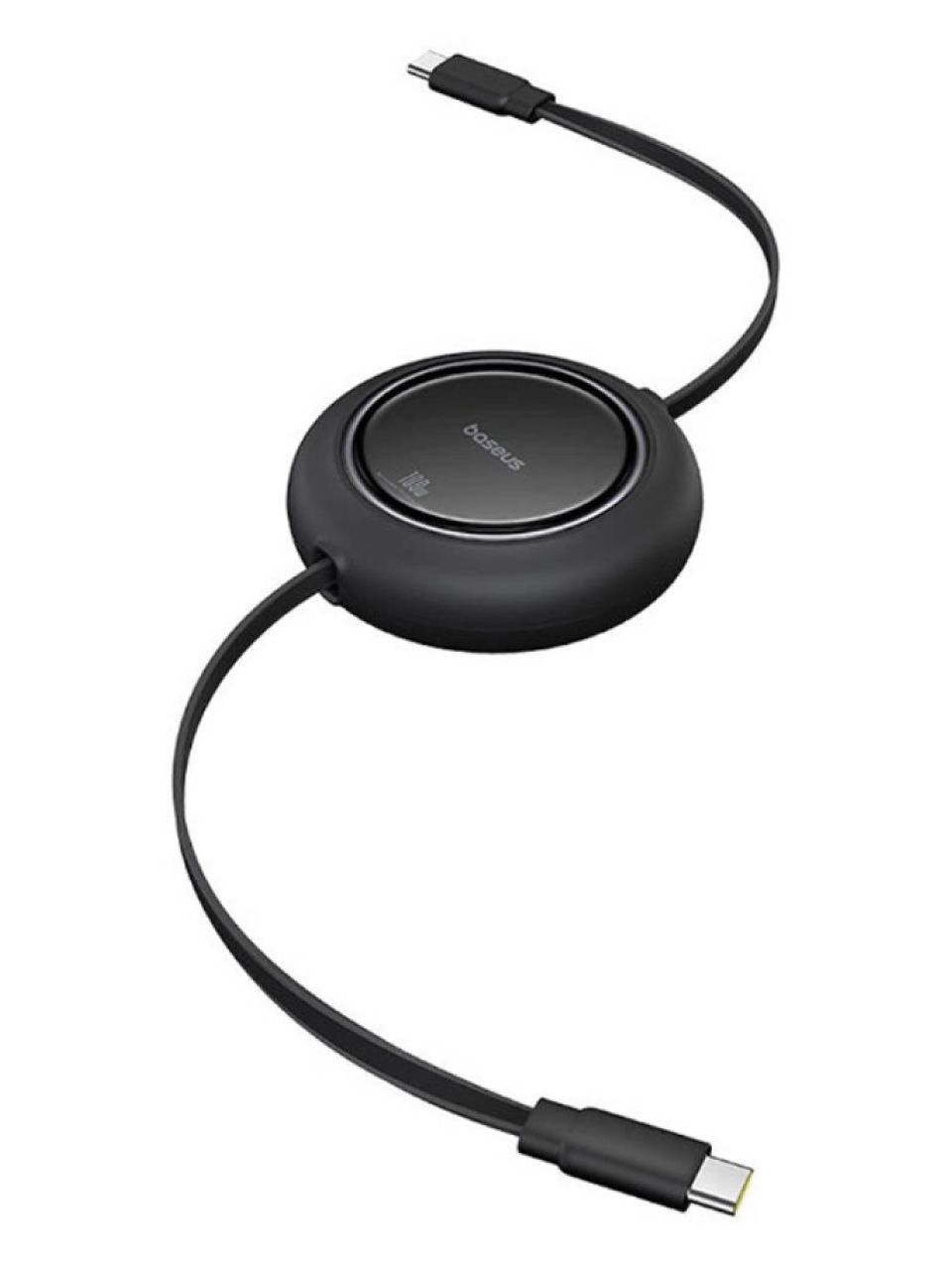 Интерфейсный кабель Baseus Free2Pull Mini USB-C to USB-C 100W 2m Black (P10364500113-01)