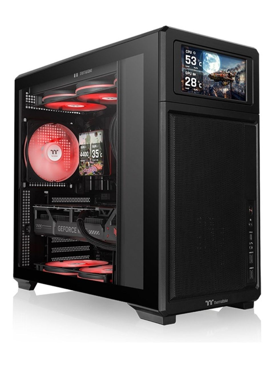 Компьютерный корпус Thermaltake TR300 TG Black без Б/П