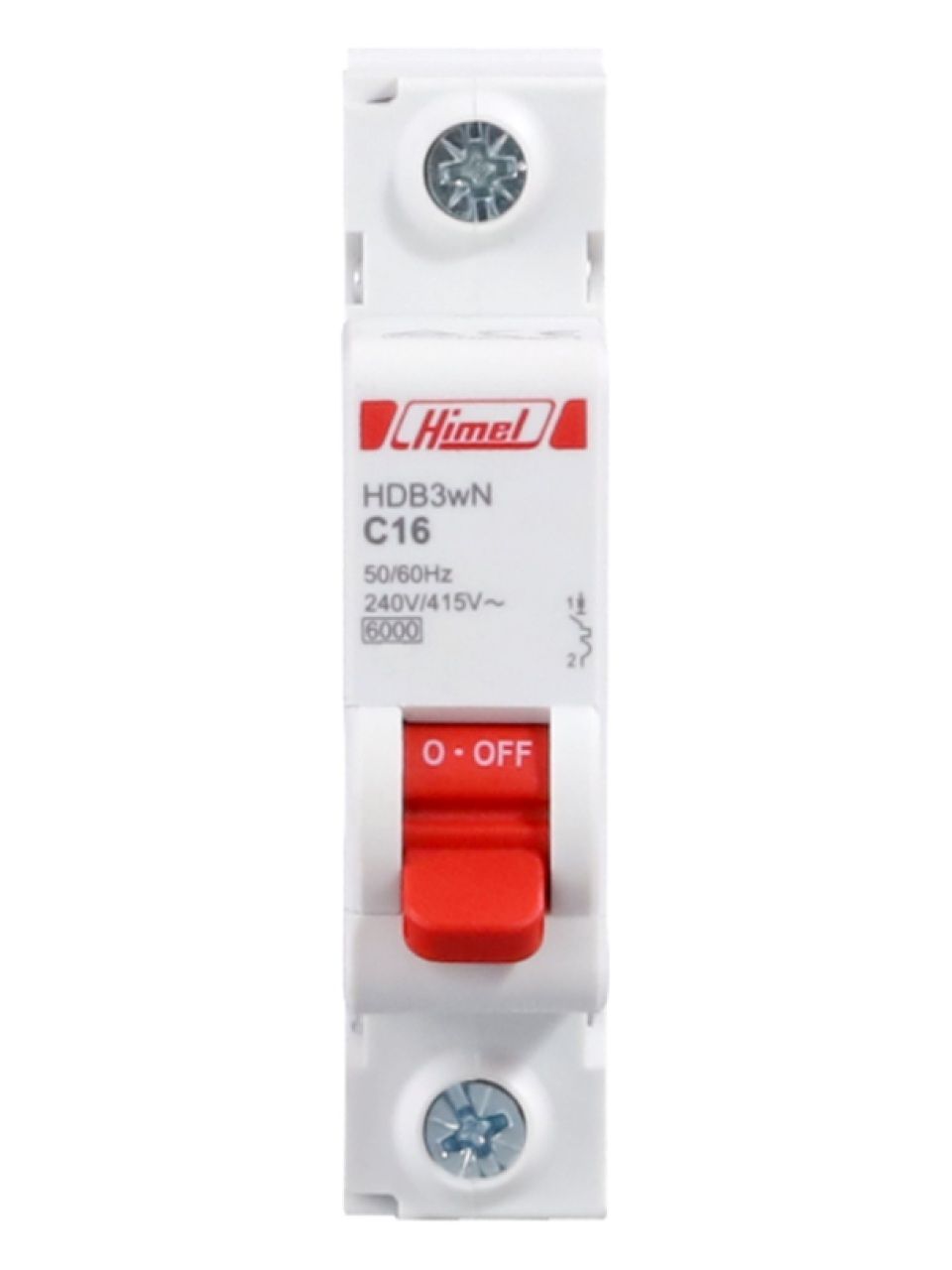 Автоматический выключатель Himel HDB3w 1Р 25А х-ка B 4,5кА