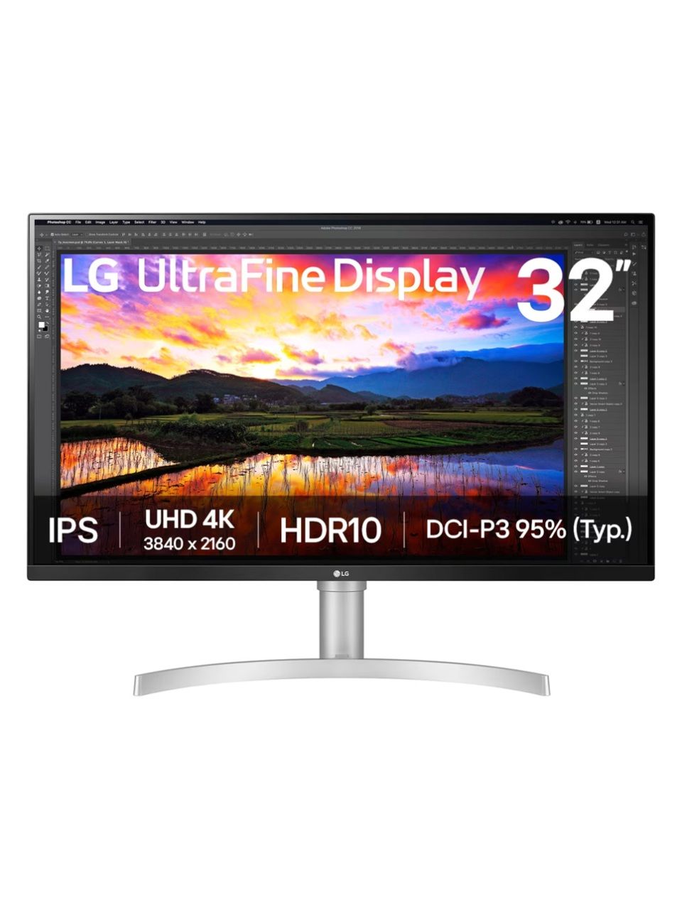 Монитор 31,5" LG 32UN650K White