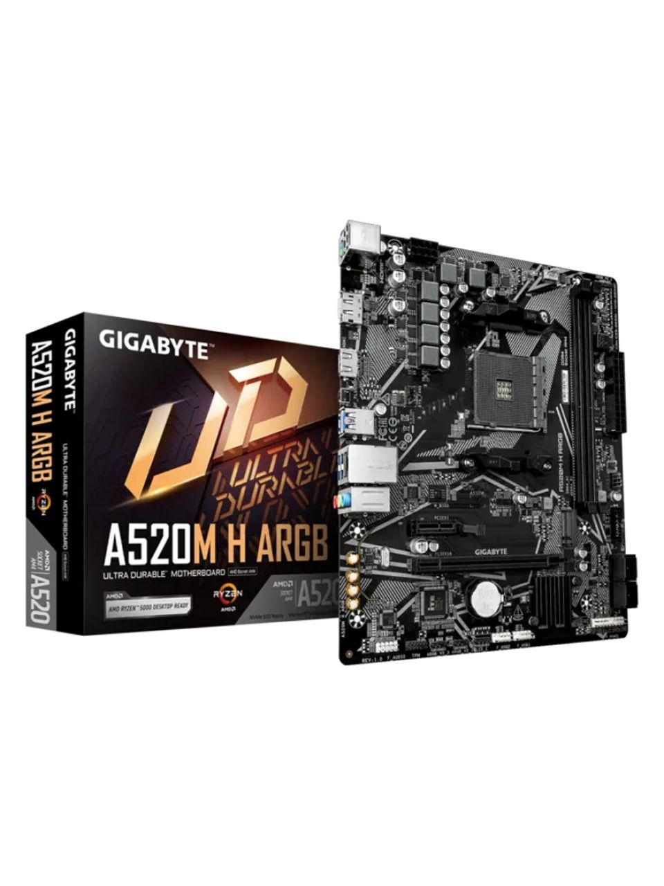 Материнская плата Gigabyte A520M H ARGB