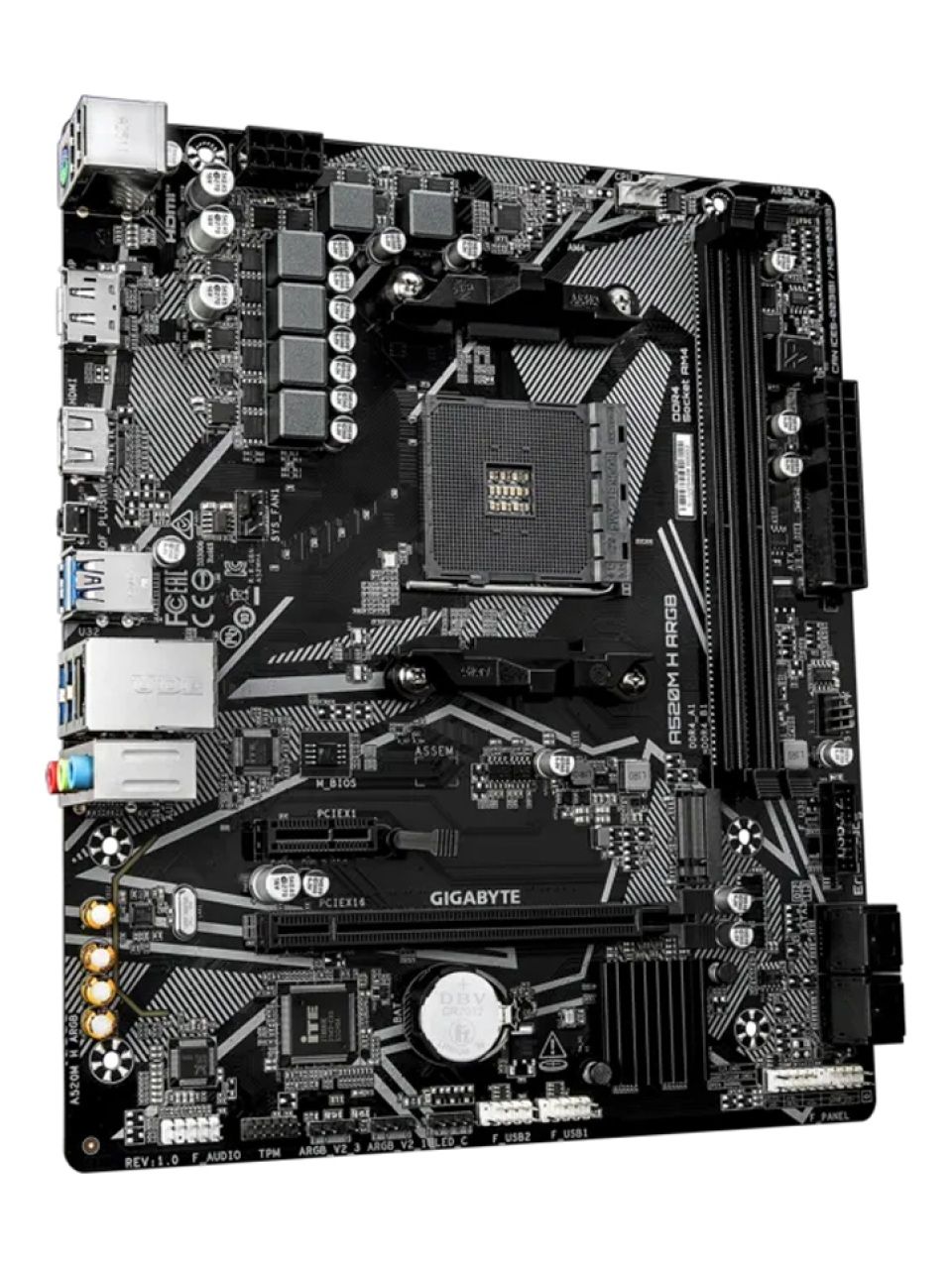 Материнская плата Gigabyte A520M H ARGB
