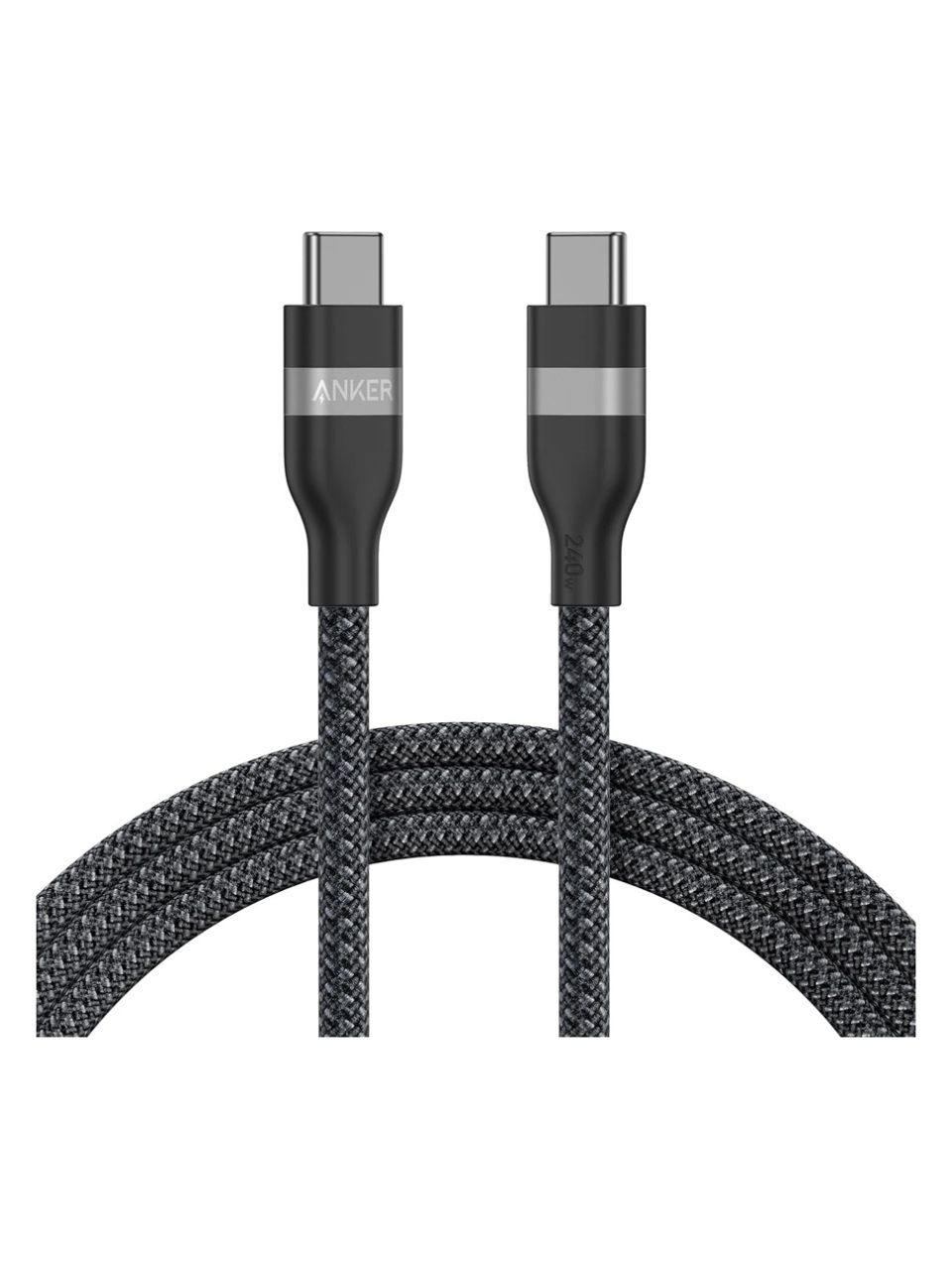 Интерфейсный кабель Anker USB-C to USB-C Cable 1М, 240W, (A82E2H11) Черный