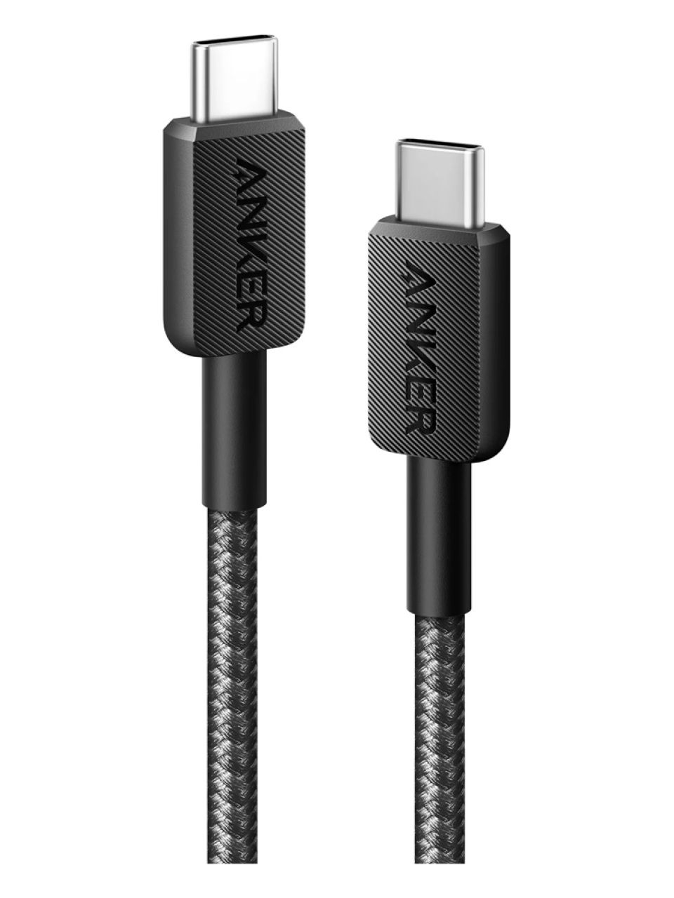Интерфейсный кабель Anker 322 USB-C to USB-C Cable 1М (A81H5G11) Черный