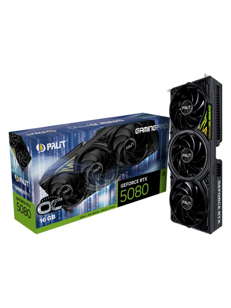 Видеокарта PALIT RTX5080 GAMINGPRO V1 16GB (NE75080019T2-GB2031Y)