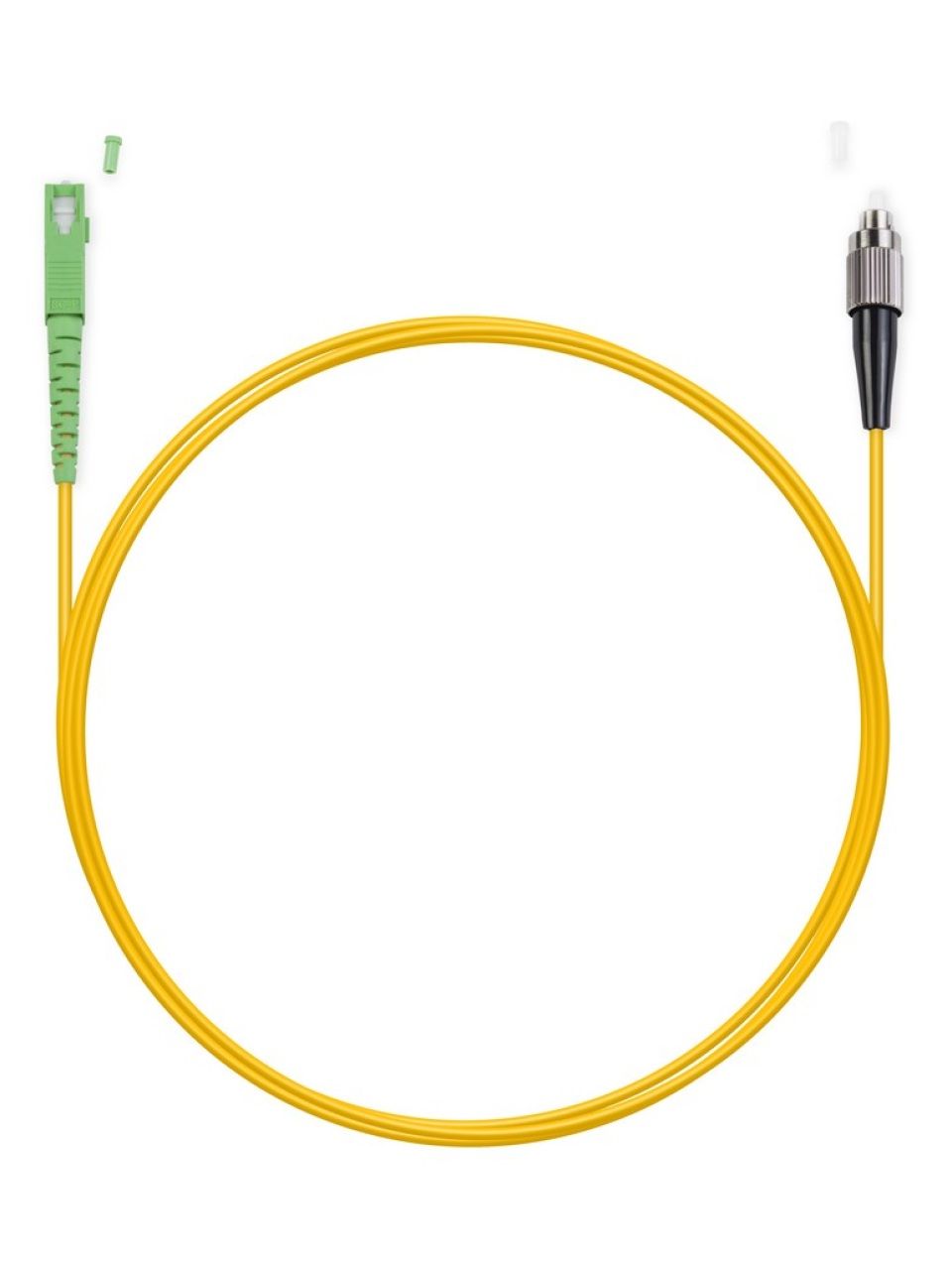 Патч Корд Оптоволоконный SC/APC-FC/UPC SM 9/125 Simplex 3.0мм 1 м