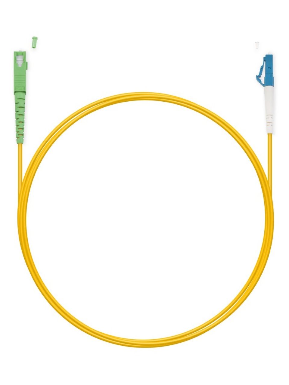 Патч Корд Оптоволоконный SC/APC-LC/UPC SM 9/125 Simplex 2.0мм 1 м