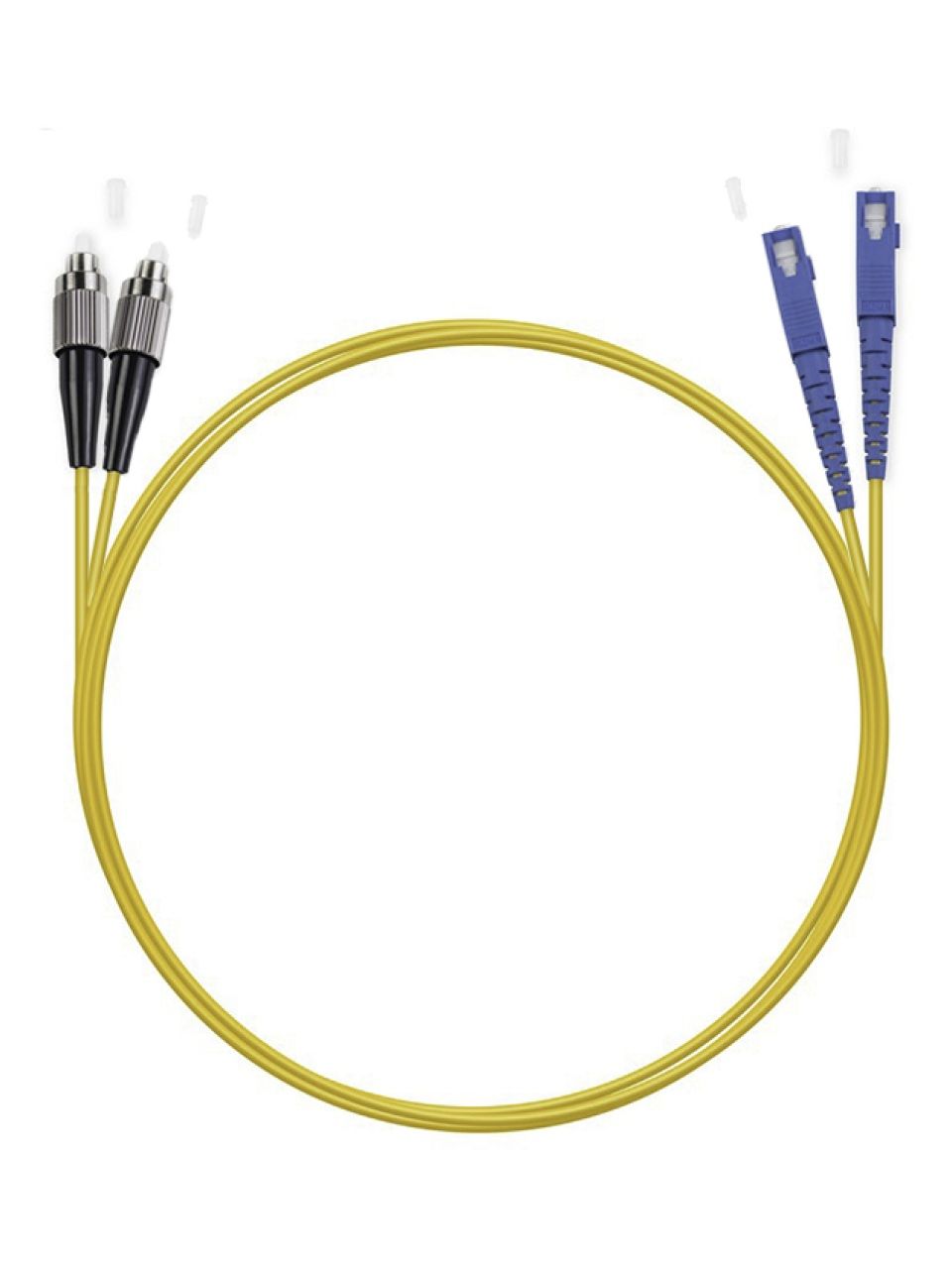 Патч Корд Оптоволоконный SC/UPC-FC/UPC SM 9/125 Duplex 2.0мм 1 м
