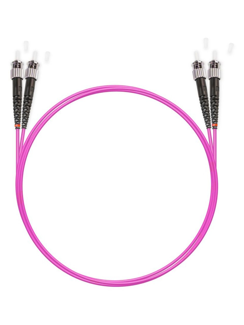 Патч Корд Оптоволоконный ST/UPC-ST/UPC MM OM4 50/125 Duplex 3.0мм 1 м