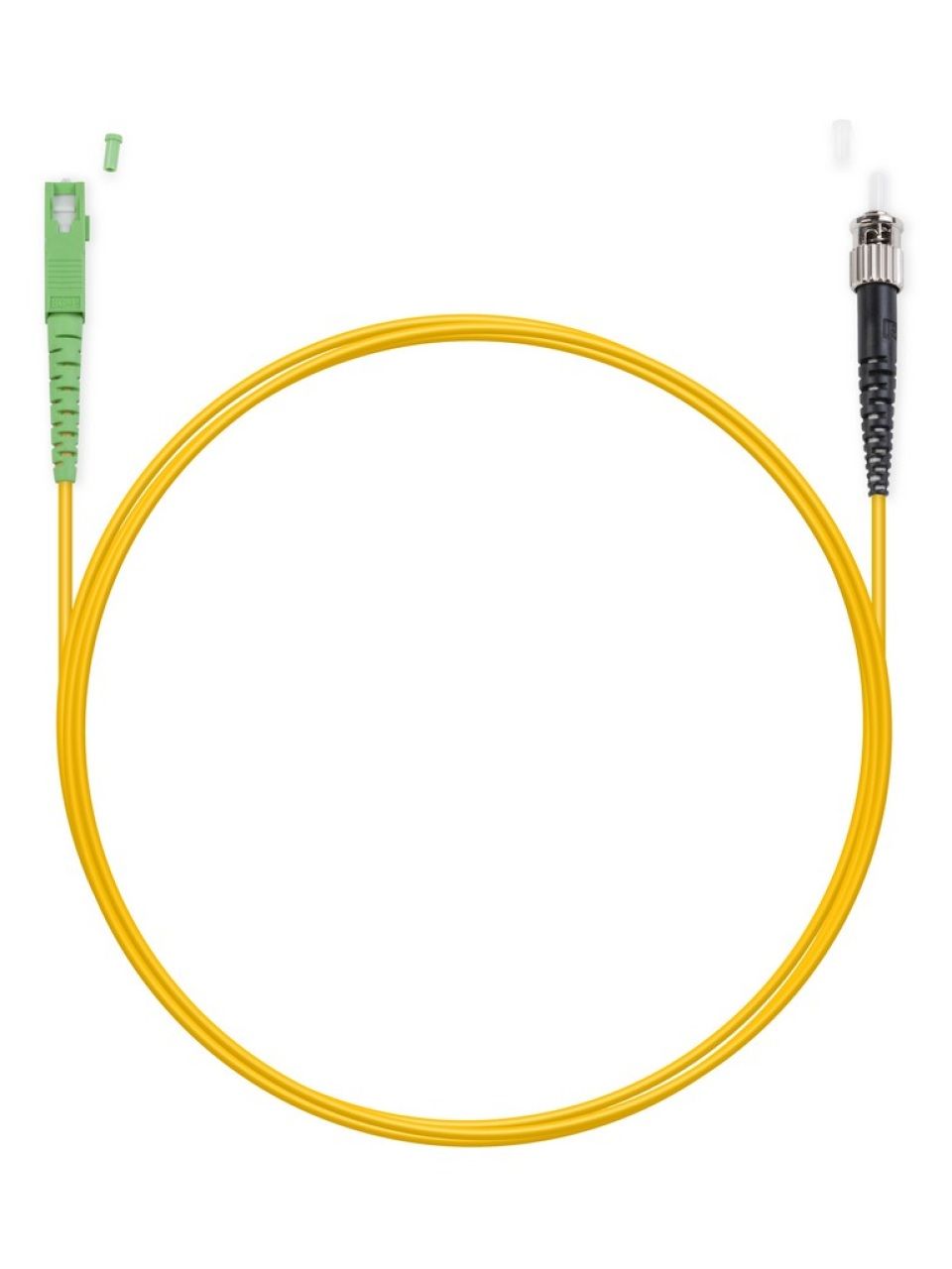 Патч Корд Оптоволоконный SC/APC-ST/UPC SM 9/125 Simplex 2.0мм 1 м