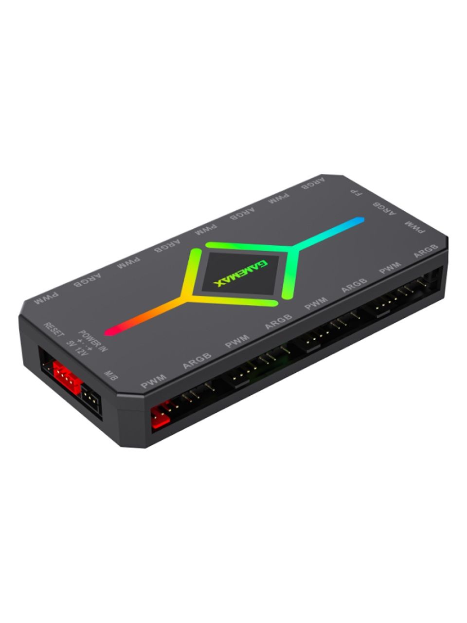 Контроллер подсветки Gamemax V4.0 ARGB+PWM HUB BK (12В)