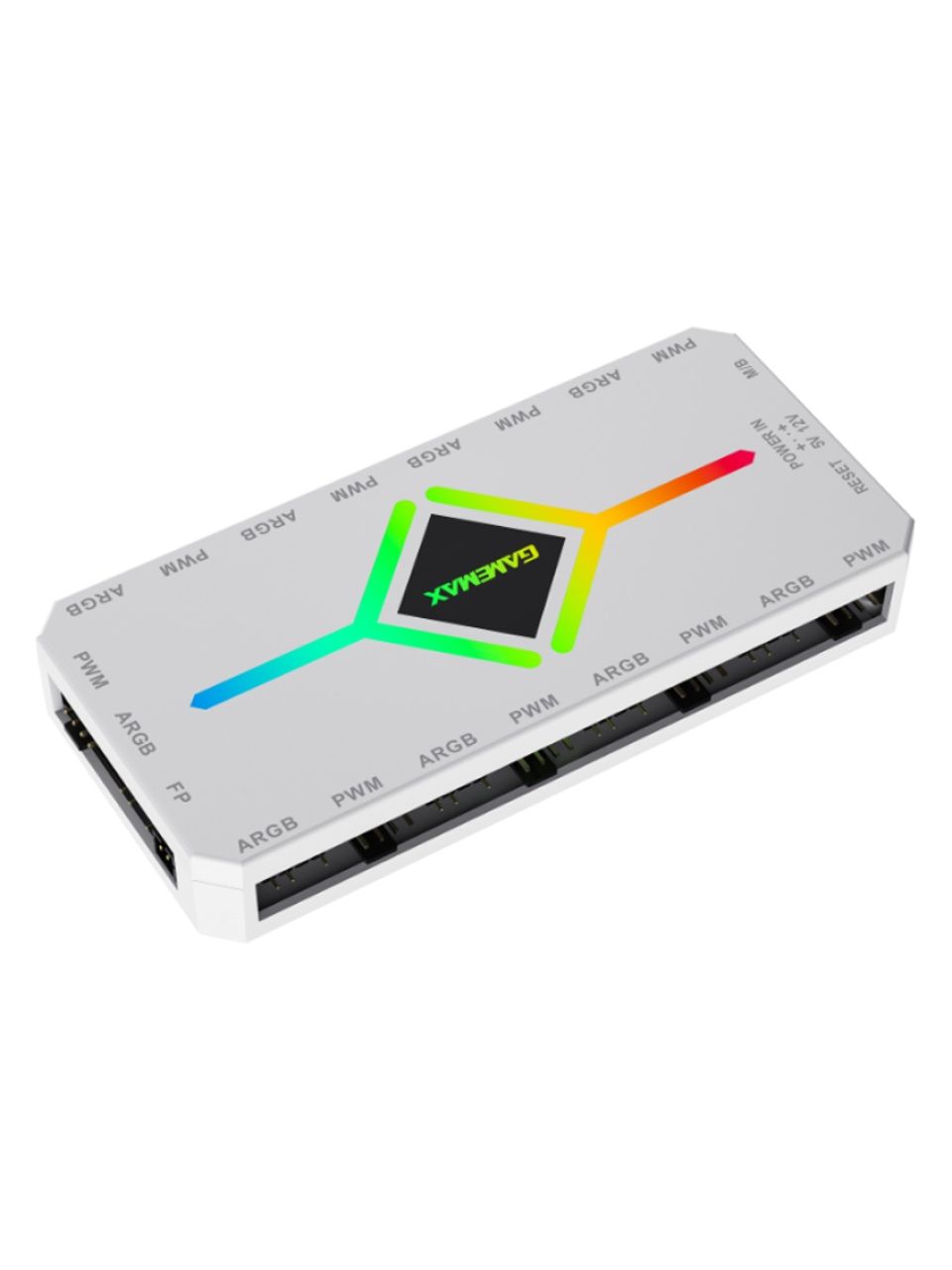 Контроллер подсветки Gamemax V4.0 ARGB+PWM HUB WH (12В)