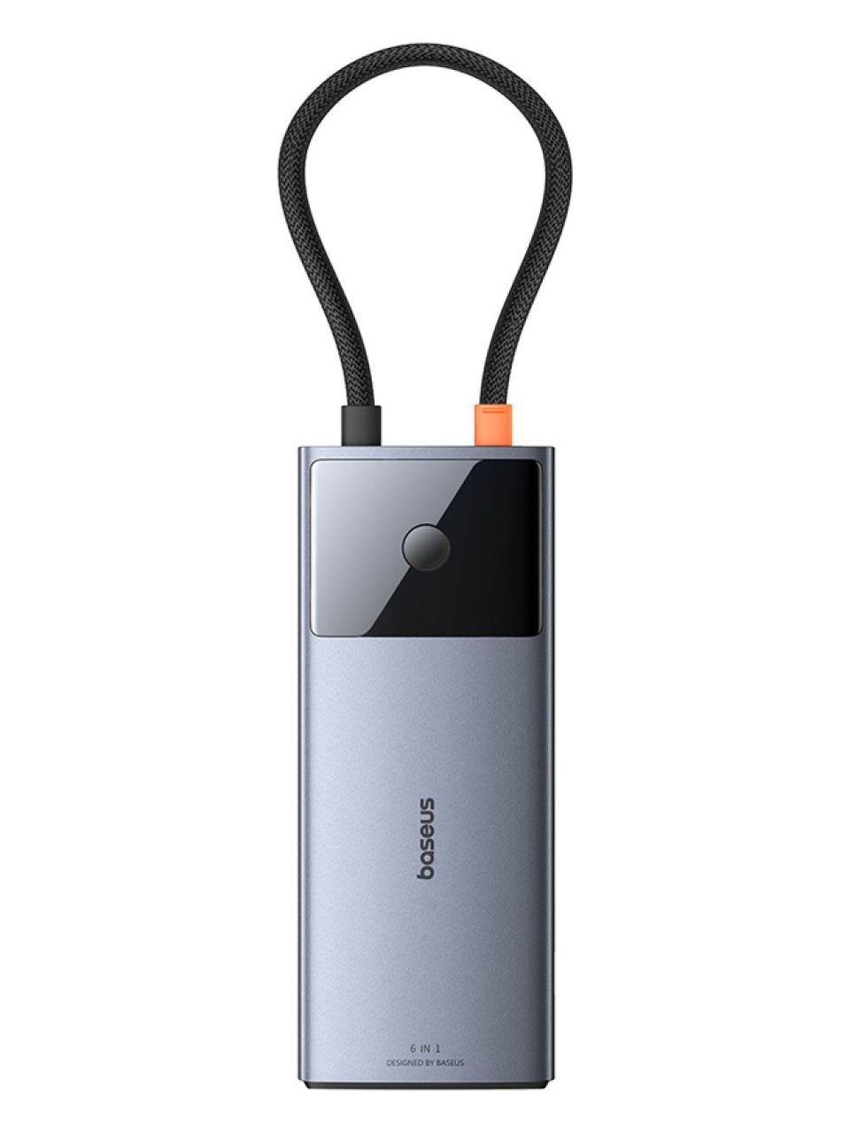 Док-станция Baseus Metal Gleam Series II 6-in-1 Grey (B00061802813-00)