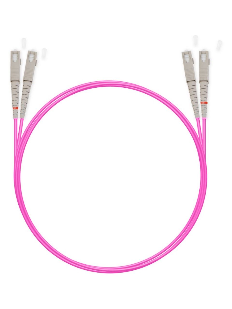 Патч Корд Оптоволоконный SC/UPC-SC/UPC MM OM4 50/125 Duplex 3.0мм 1 м