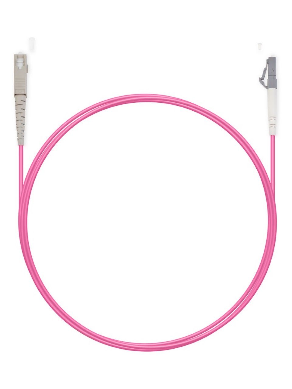 Патч Корд Оптоволоконный SC/UPC-LC/UPC MM OM4 50/125 Simplex 3.0мм 1 м