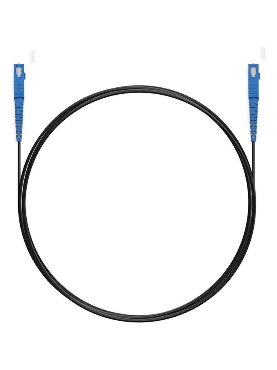 Абонентский FTTH Патч Корд SС/UPC-SC/UPC SM 1 м Black усил
