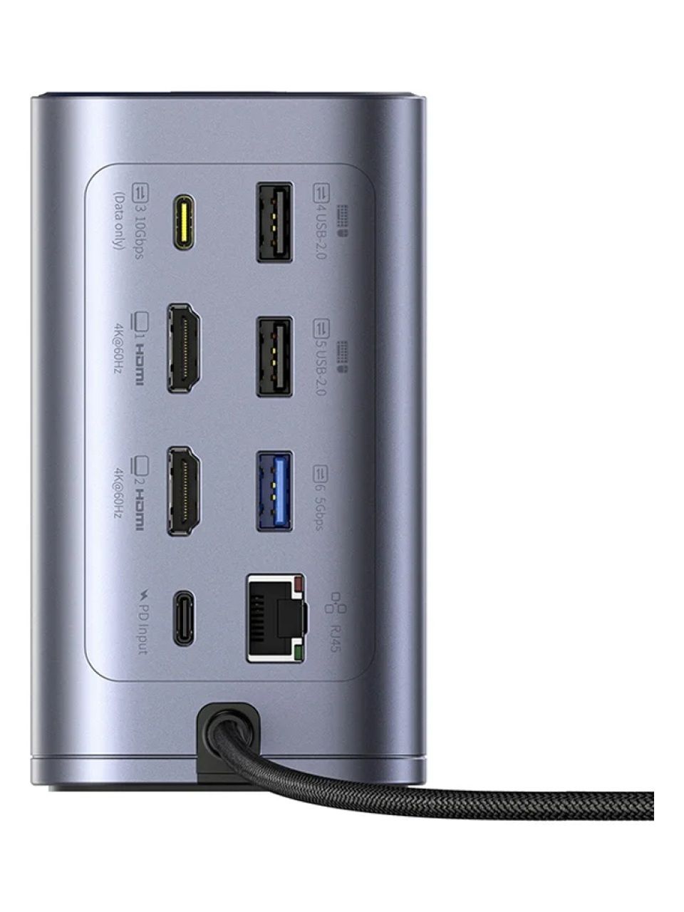 Док-станция Baseus NU1 Air Spacemate 12-in-1 Grey (B00568103813-00)