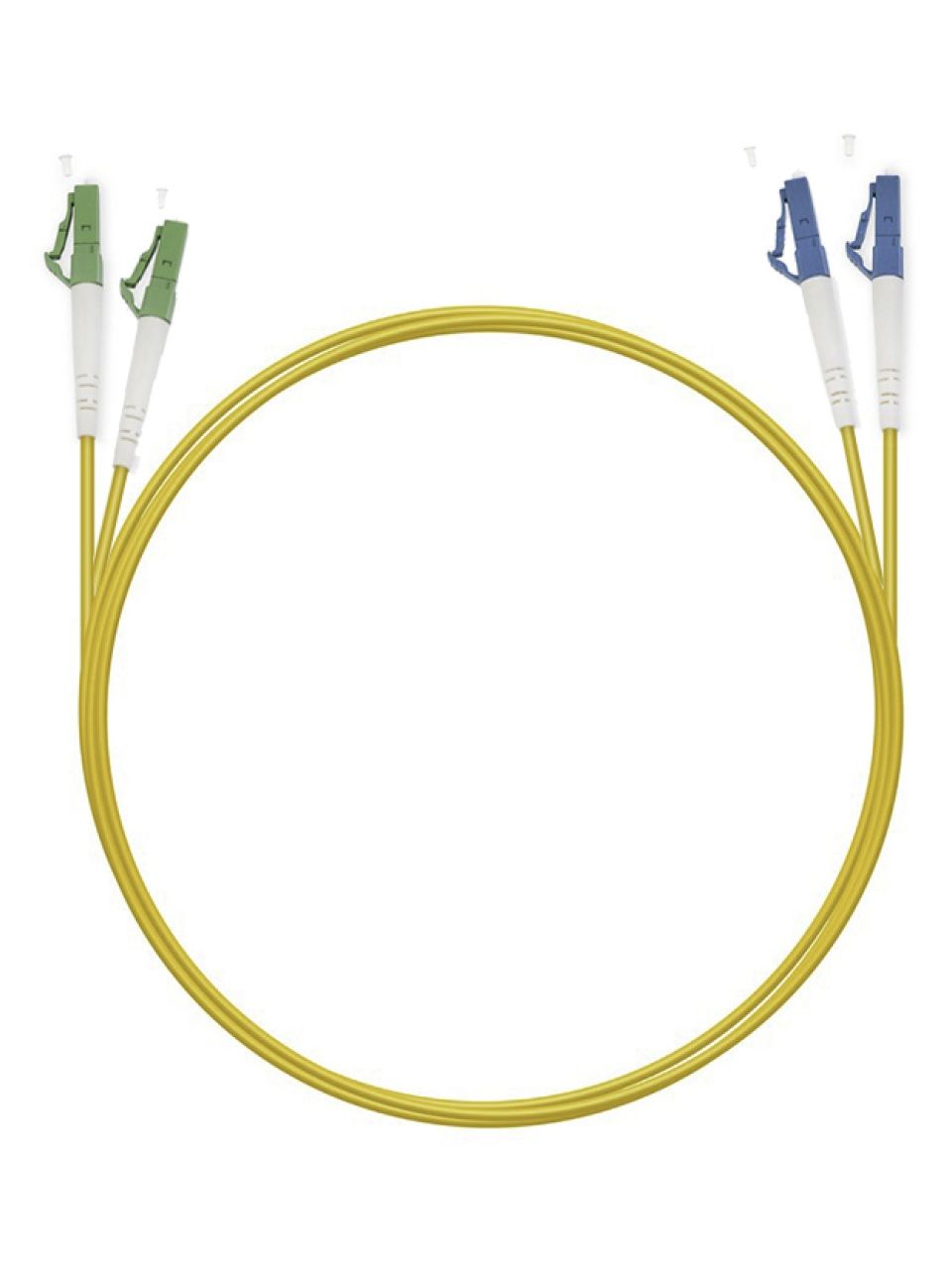 Патч Корд Оптоволоконный LC/APC-LC/UPC SM 9/125 Duplex 3.0мм 1 м