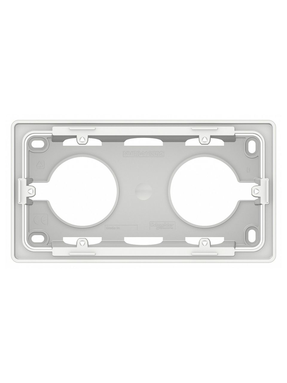 Коробка SE NU800418 Unica New для открытой установки двухпостовая белый