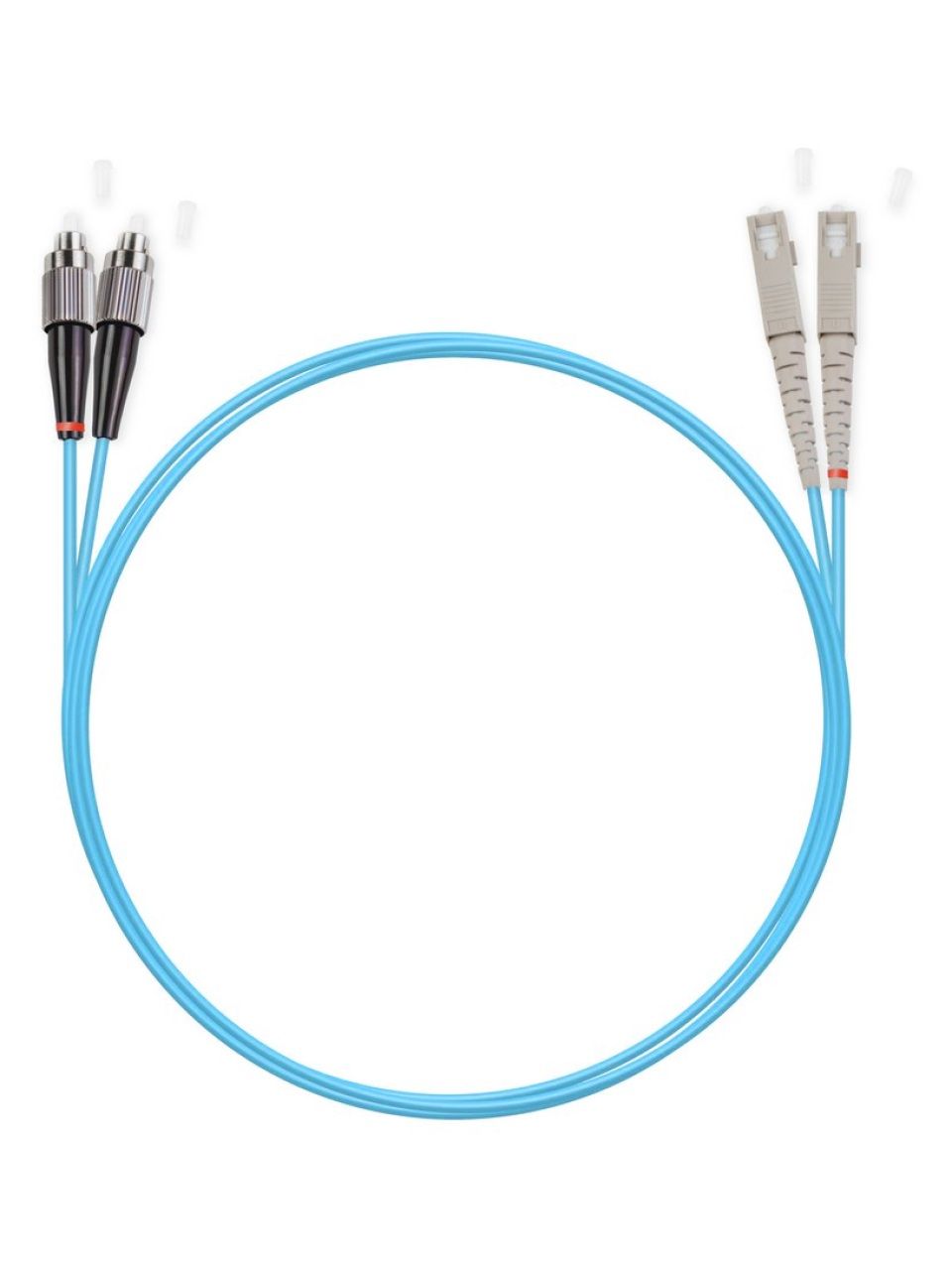 Патч Корд Оптоволоконный SC/UPC-FC/UPC MM OM3 50/125 Duplex 3.0мм 1 м