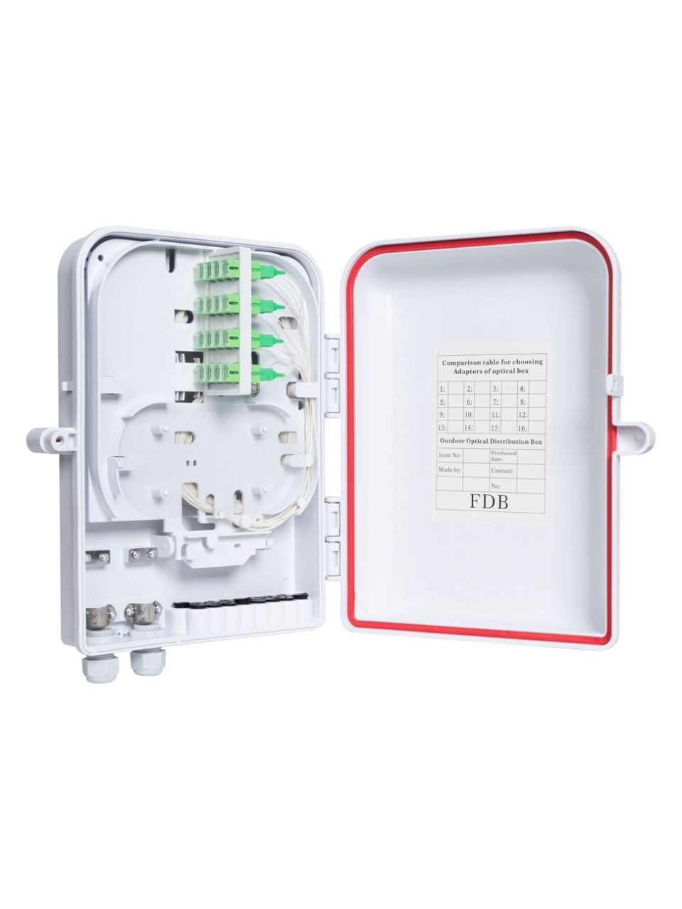 Коробка распределительная оптическая FTTH-FD-208