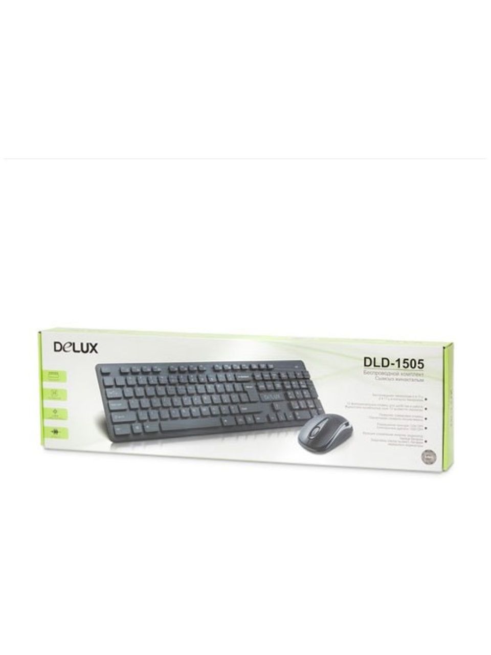 Комплект Клавиатура + Мышь Delux DLD-1505OGB