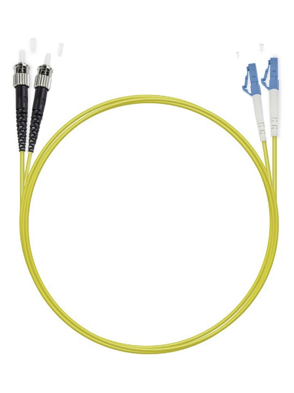Патч Корд Оптоволоконный LС/UPC-ST/UPC SM 9/125 Duplex 2.0мм 1 м