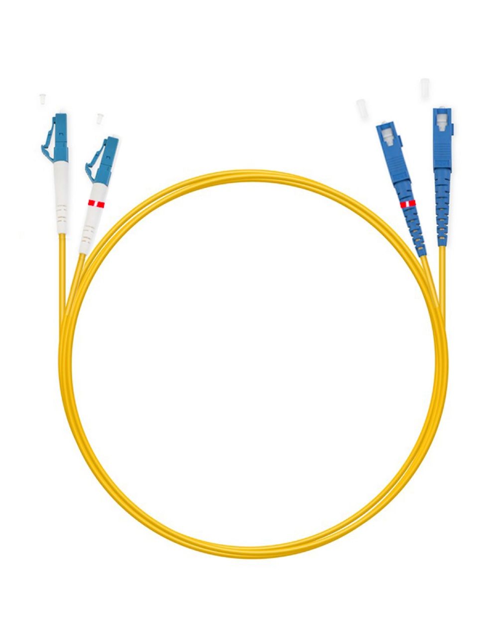 Патч Корд Оптоволоконный SC/UPC-LC/UPC SM 9/125 Duplex 2.0мм 1 м
