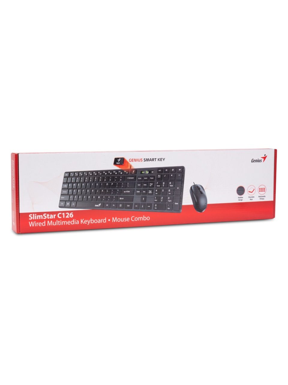 Комплект Клавиатура + Мышь Genius SLIMSTAR C126