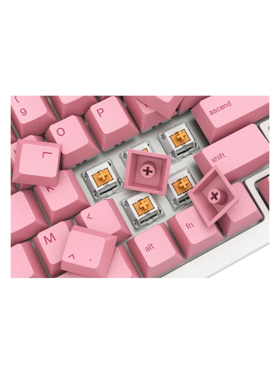 Набор кнопок на клавиатуру Glorious GPBT Keycaps Grapefruit (GLO-KC-GPBT-PG)
